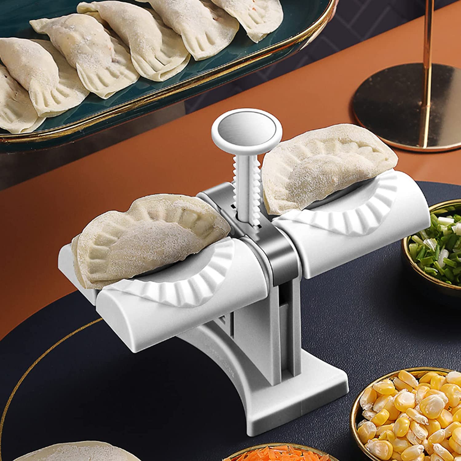 Double Head Dumpling Mold – পিঠা মেকার