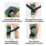 Knee Support  (২ পায়ের এক জোড়া) Strap Brace Pad Band