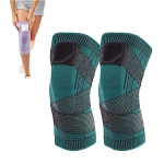 Knee Support (২ পায়ের এক জোড়া) Hi Quality Knee Pain Reducer - Green