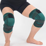 Knee Support (২ পায়ের এক জোড়া) Hi Quality Knee Pain Reducer - Green