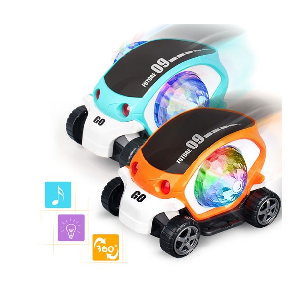 Electric Led Flashing Light Car for Kids