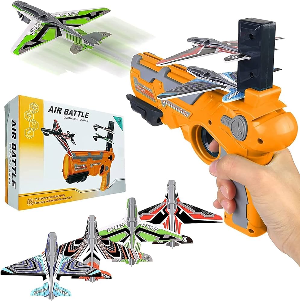 Air Battle Gun Outdoor Game for Children, Aeroplane for Kids