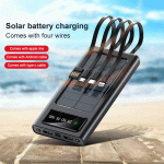 Solar Power Bank 20000mAh External Battery for any Mobile Phone Fast Charger Portable Outdoor Powerbank