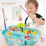 Kids Fishing Toys Electric Water Cycle Music Light Baby Bath Toys Child Game Play Fish Outdoor Toys Fishing Games For Children