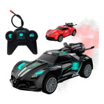 Rechargeable Radio Control Road Master With Light Smoke Spray Black (338-29A)