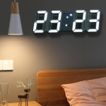 3D Large LED Table/Wall Alarm Clock