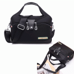 High Quality Large Capacity Waterproof Anti-Theft Fashion Lades Bag (Black)