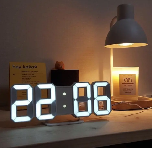 3D Digital Wall Clock LED Table Clock