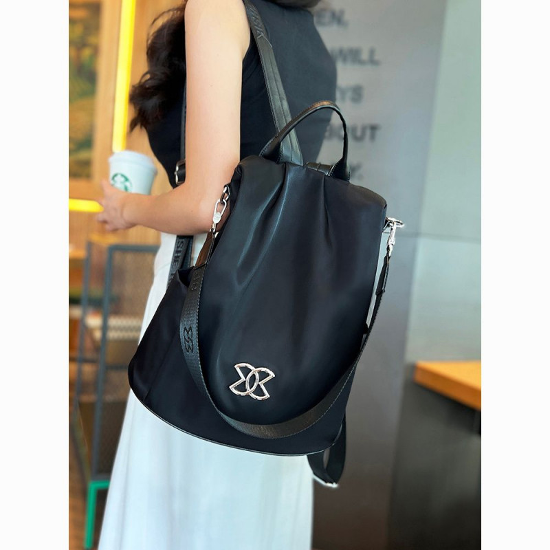 Women Large Capacity Outdoor Tote Bag ( Black )