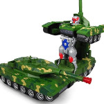 Rechargeable Robots Tank Music Car Toy