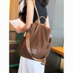 Women Large Capacity Outdoor Tote Bag (Brown)