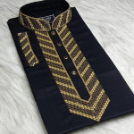 Mens Semi long Cotton Panjabi