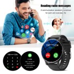 ph S88 Smart Watch 1.39 Inch Touch Screen Fitness Tracker Smartwatch Heart Rate Blood Oxygen Sleep Monitor Waterproof Watch