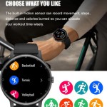 ph S88 Smart Watch 1.39 Inch Touch Screen Fitness Tracker Smartwatch Heart Rate Blood Oxygen Sleep Monitor Waterproof Watch