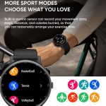 ph S88 Smart Watch 1.39 Inch Touch Screen Fitness Tracker Smartwatch Heart Rate Blood Oxygen Sleep Monitor Waterproof Watch