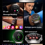 4G Smart Watch AMOLED Screen Video Call WiFi GPS Positioning Watch 4G SIM Card VDM80 1.43 Inch with Android 8.1 System 1000mAh