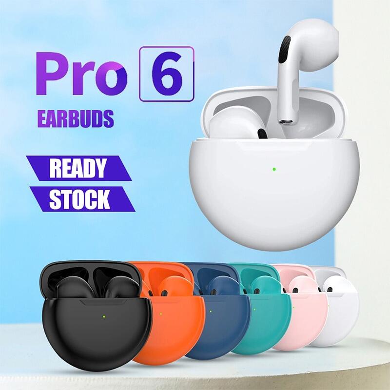 Air Pro 6 TWS Wireless Bluetooth Headphone