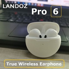 Air Pro 6 TWS Wireless Bluetooth Headphone -White